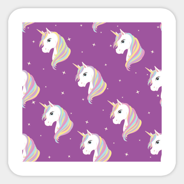 Purple Unicorn Print