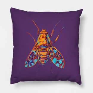 Tiger Bee Fly Pillow