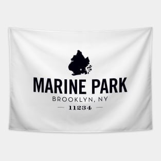 Marine Park (black) Tapestry