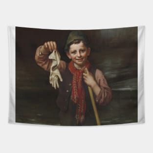 Lost and Found by John George Brown Tapestry