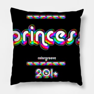 Princess 2010 ColorGroove Retro-Rainbow-Tube nostalgia (wf) Pillow