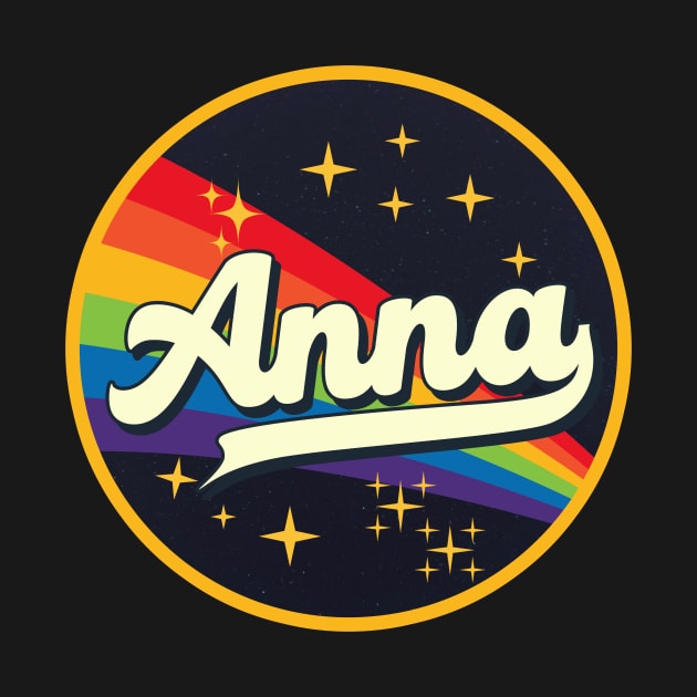 Anna - // Rainbow In Space Vintage Style by LMW Art