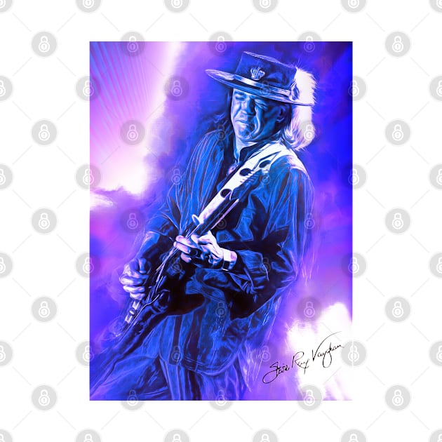 Stevie Ray Vaughan by IconsPopArt