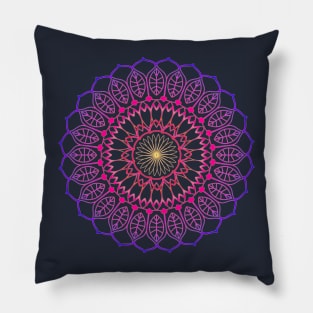 Pink and Purple Pillow
