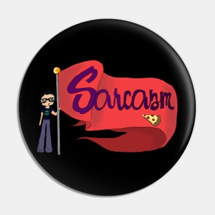 Sarcasm sign Pin