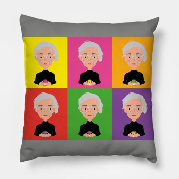 Warhol colors Pillow by Creotumundo