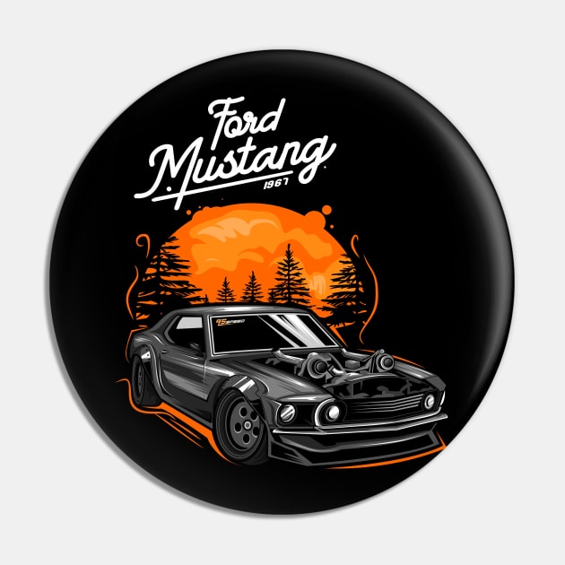 Mustang 1967 Pin by RYZWORK