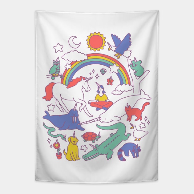 Unicorns! Tapestry by obinsun