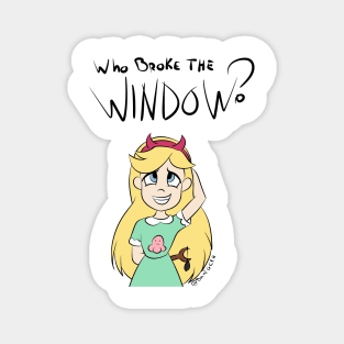 Who broke the window? - Star vs the forces of evil fanart Magnet