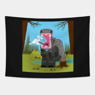 Hippopotamouth Tapestry