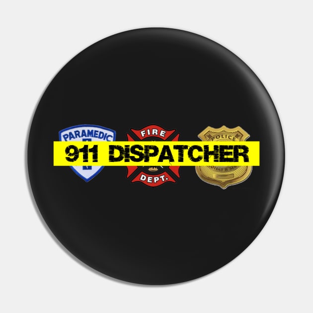 911 Dispatcher 2.0 Pin by AlienClownThings