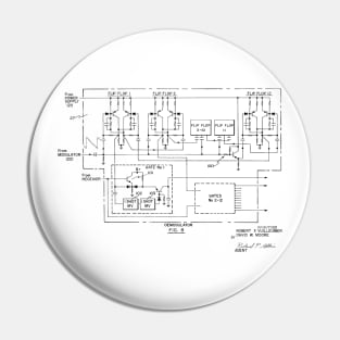 Bio-instrumentation Apparatus Vintage Patent Hand Drawing Pin