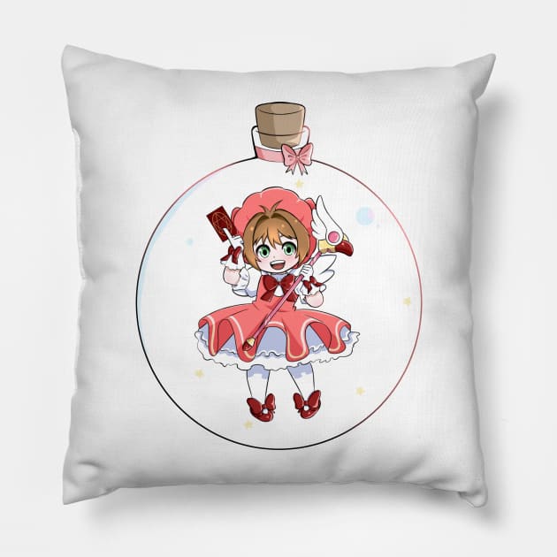 Sakura Card Captor Pillow by Actral Ravens