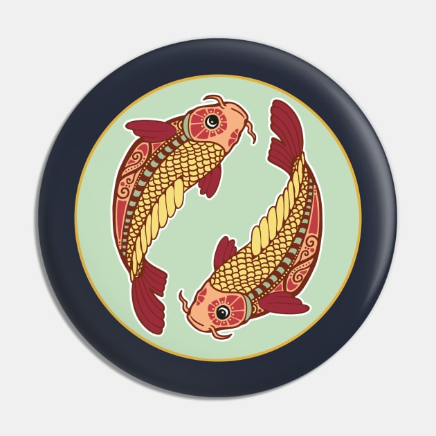 Pisces Pin by PaperHead