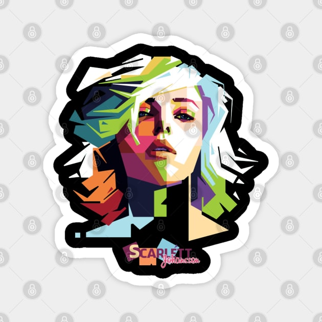 Scarlett Johansson Magnet by MelCerries