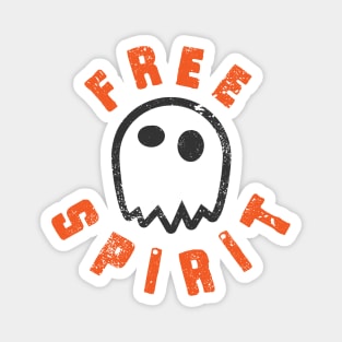 Hipster Ghost Free Spirit Magnet