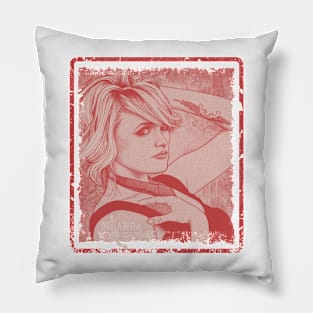 miranda lambert #3 vintage design on top Pillow