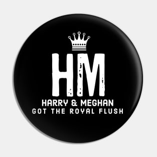 HM Meghan Markle Prince Harry Funny Design Pin