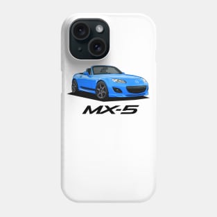 Mazda MX-5 Miata NC - NC2 Light Blue Phone Case