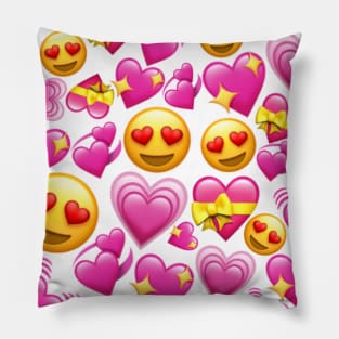 Emoticons of love Pillow