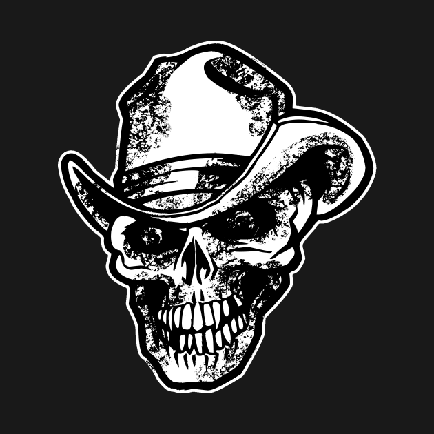 Cowboy skull by Skullart123