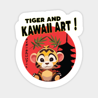 Kawaii Cute Kitten Tiger Magnet
