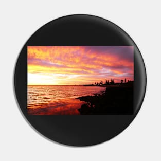 Sunset at Elwood Beach Pin