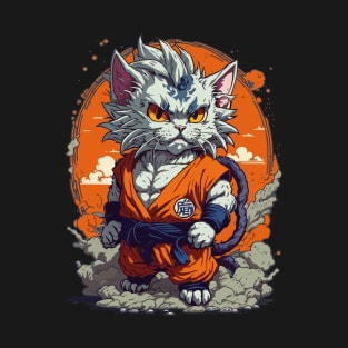 Goku Cat T-Shirt