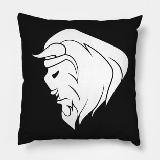 Beast Silhouette Pillow