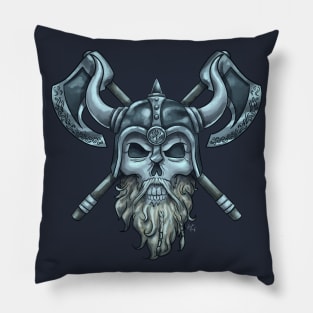 Warrior Skull Pillow