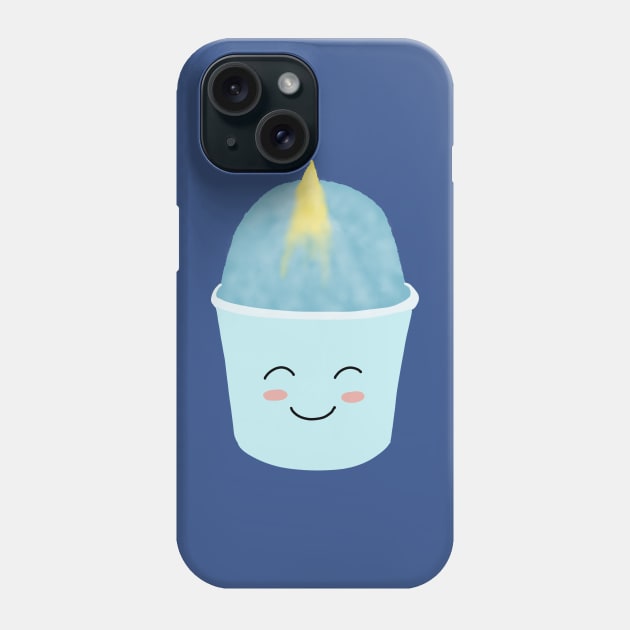 Hawaiian shaved ice narwhal Phone Case by Becky-Marie