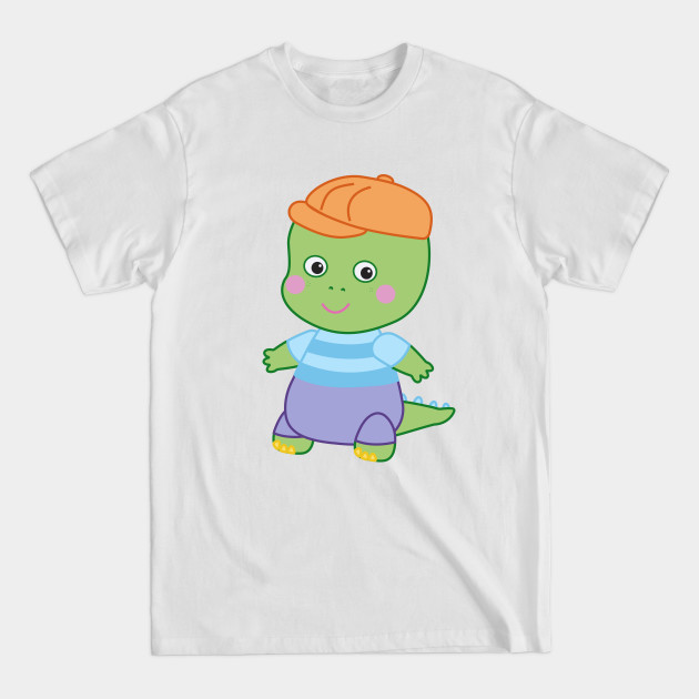 Disover Danny Dinosaur - Cute cartoon dinosaur - Cute Dinosaur - T-Shirt