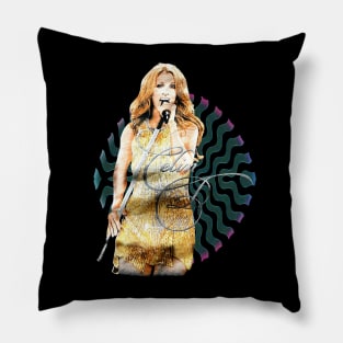 Celine Dion // 80s Retro Pillow