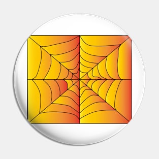 Halloween spider web design Pin