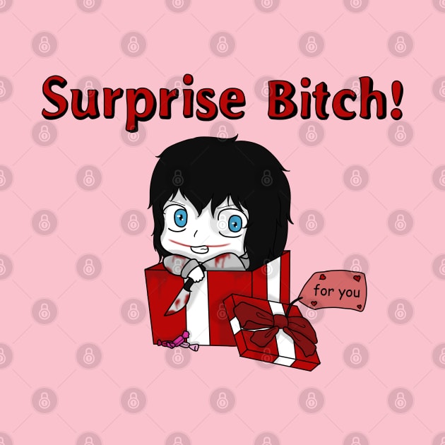 creepypasta chibi jeff surprise! by LillyTheChibi