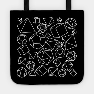 Platonic Solids (White) Tote