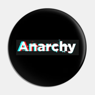 Anarchy box logo Pin