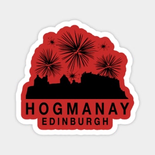 Hogmanay Edinburgh Magnet