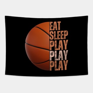 Basketball Eat Sleep Play Tapestry