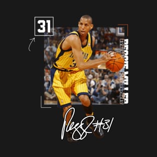 Reggie Miller Choke Sign Basketball Legend Signature Vintage Retro 80s 90s Bootleg Rap Style T-Shirt