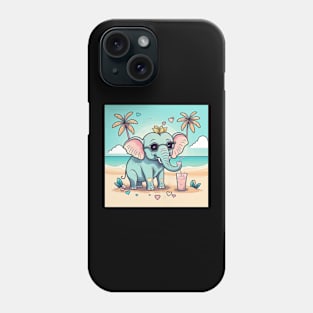 Sunny Sands and Elephant Friends Phone Case