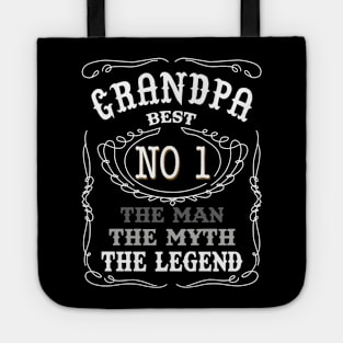 Granpa best no 1 the man the myth the legend Tote