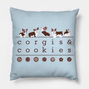Corgis and Cookies Pillow
