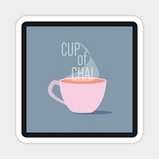 CupOfChai Grey Magnet