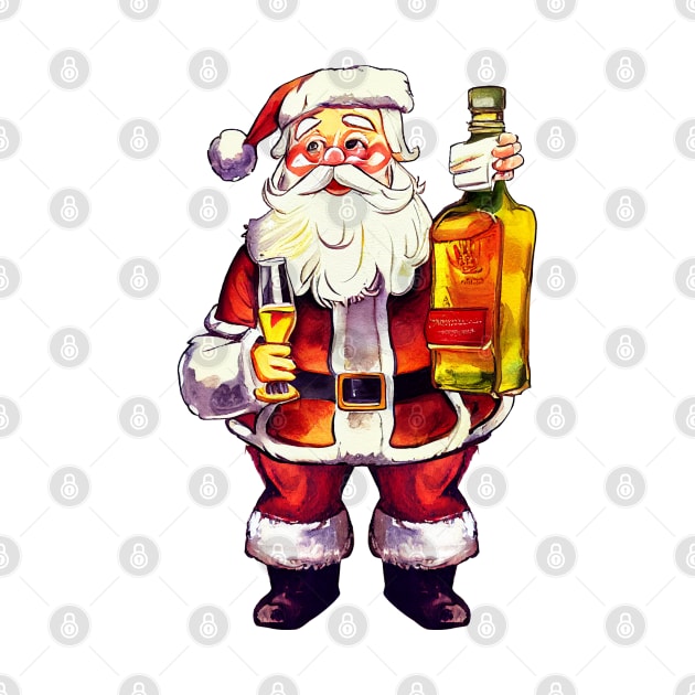 Drunk Santa by MZeeDesigns