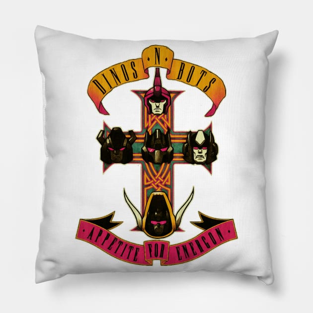 cartoon autobot Pillow by hamaka