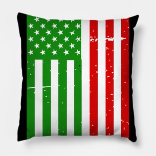 Dual Citizen Italian American Pillow