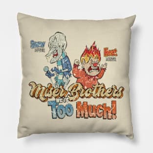 Miser Brothers Cooling & Heating :: Vintage 1974 Pillow