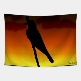 Mockingbird Silhouette Tapestry