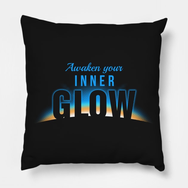 Inner glow Pillow by goldengallery